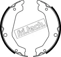Комплект тормозных колодок, стояночная тормозная система fri.tech. купить