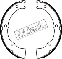 Комплект тормозных колодок, стояночная тормозная система fri.tech. купить