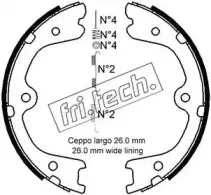 Комплект тормозных колодок, стояночная тормозная система fri.tech. купить