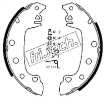 Комплект тормозных колодок fri.tech. купить