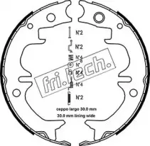 Комплект тормозных колодок, стояночная тормозная система fri.tech. купить