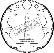 Комплект тормозных колодок, стояночная тормозная система fri.tech. купить