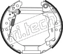 Комплект тормозных колодок fri.tech. купить