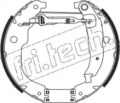 Комплект тормозных колодок fri.tech. купить