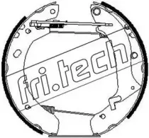 Комплект тормозных колодок fri.tech. купить