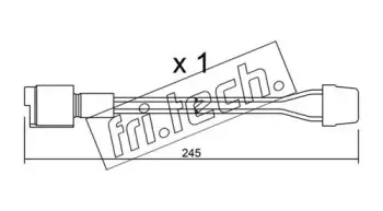 Сигнализатор, износ тормозных колодок fri.tech. купить