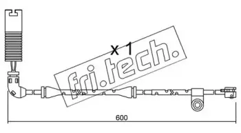 Сигнализатор, износ тормозных колодок fri.tech. купить