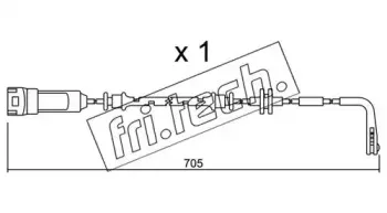 Сигнализатор, износ тормозных колодок fri.tech. купить