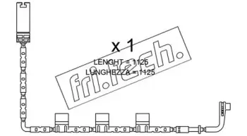 Сигнализатор, износ тормозных колодок fri.tech. купить