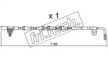 Сигнализатор, износ тормозных колодок fri.tech. купить