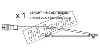 Сигнализатор, износ тормозных колодок fri.tech. купить