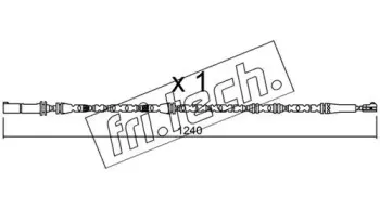 Сигнализатор, износ тормозных колодок fri.tech. купить