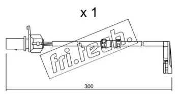 Сигнализатор, износ тормозных колодок fri.tech. купить