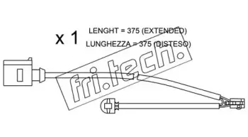 Сигнализатор, износ тормозных колодок fri.tech. купить