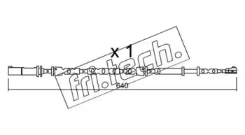 Сигнализатор, износ тормозных колодок fri.tech. купить