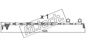 Сигнализатор, износ тормозных колодок fri.tech. купить