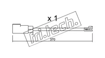 Сигнализатор, износ тормозных колодок fri.tech. купить