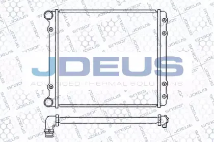 Радиатор, охлаждение двигателя JDEUS купить
