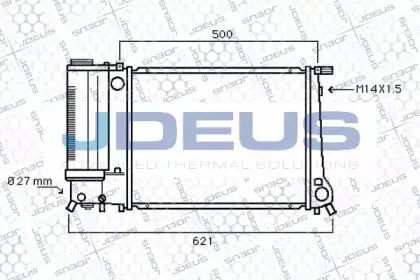 Радиатор, охлаждение двигателя JDEUS купить