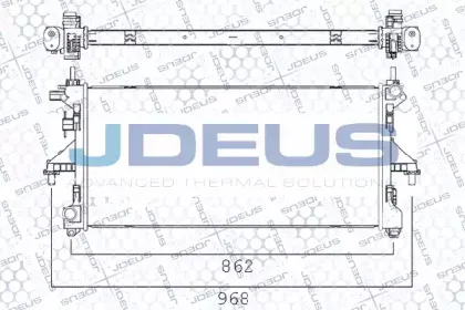 Радиатор, охлаждение двигателя JDEUS купить