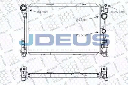 Радиатор, охлаждение двигателя JDEUS купить