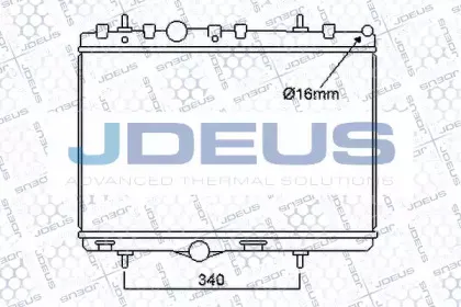 Радиатор, охлаждение двигателя JDEUS купить