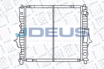 Радиатор, охлаждение двигателя JDEUS купить