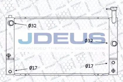 Радиатор, охлаждение двигателя JDEUS купить