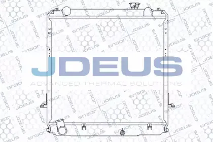 Радиатор, охлаждение двигателя JDEUS купить