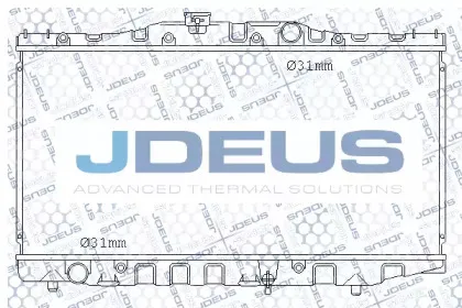 Радиатор, охлаждение двигателя JDEUS купить