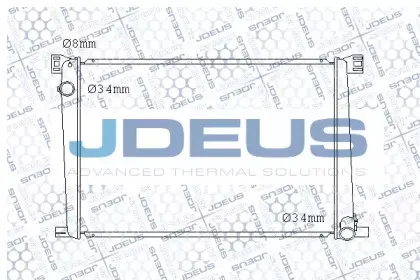 Радиатор, охлаждение двигателя JDEUS купить