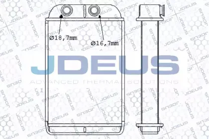 Теплообменник, отопление салона JDEUS купить