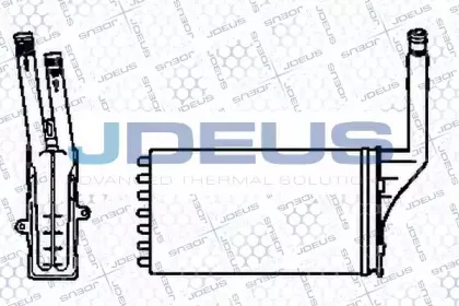 Теплообменник, отопление салона JDEUS купить