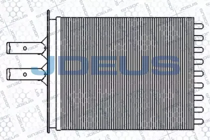 Теплообменник, отопление салона JDEUS купить