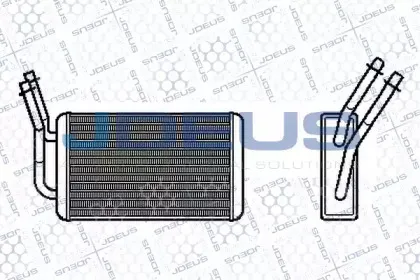 Теплообменник, отопление салона JDEUS купить
