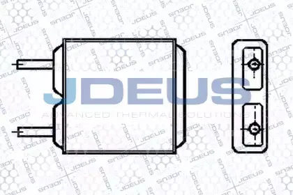 Теплообменник, отопление салона JDEUS купить