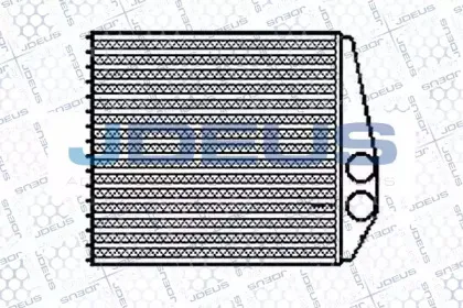 Теплообменник, отопление салона JDEUS купить