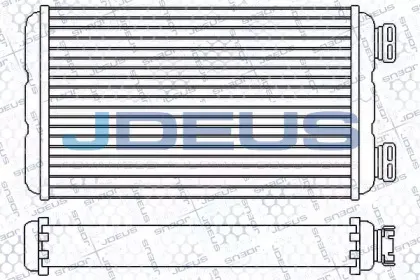 Теплообменник, отопление салона JDEUS купить