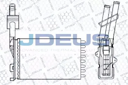 Теплообменник, отопление салона JDEUS купить