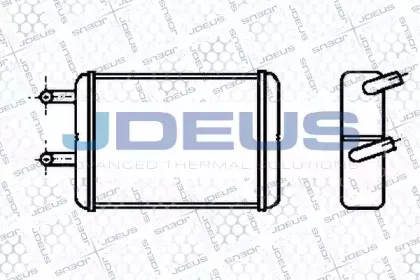 Теплообменник, отопление салона JDEUS купить
