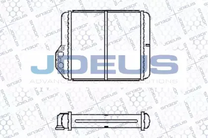Теплообменник, отопление салона JDEUS купить