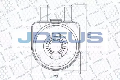 масляный радиатор, двигательное масло JDEUS купить