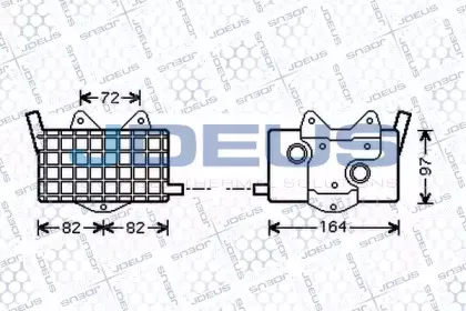 масляный радиатор, двигательное масло JDEUS купить