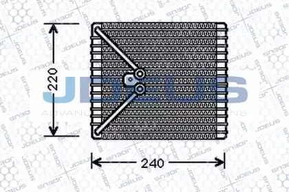 Испаритель, кондиционер JDEUS купить