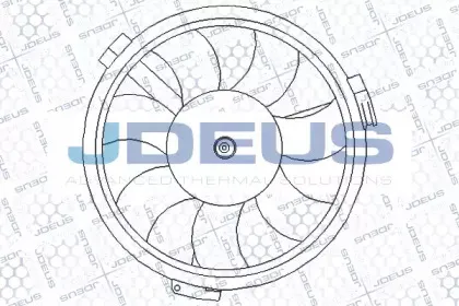 Вентилятор, охлаждение двигателя JDEUS купить