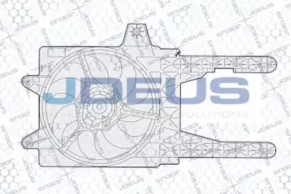 Вентилятор, охлаждение двигателя JDEUS купить