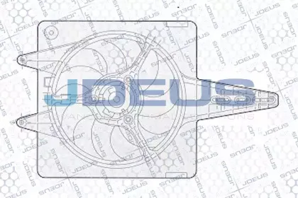 Вентилятор, охлаждение двигателя JDEUS купить