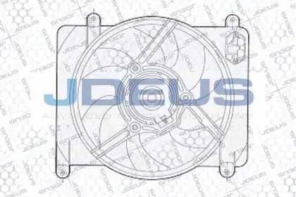 Вентилятор, охлаждение двигателя JDEUS купить