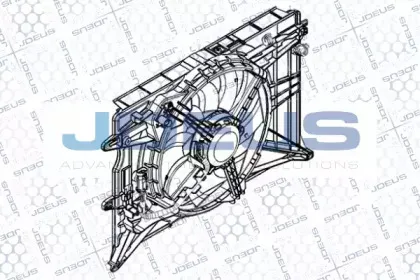 Вентилятор, охлаждение двигателя JDEUS купить