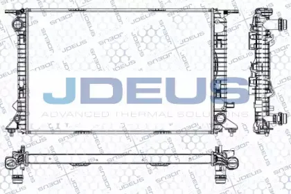 Радиатор, охлаждение двигателя JDEUS купить